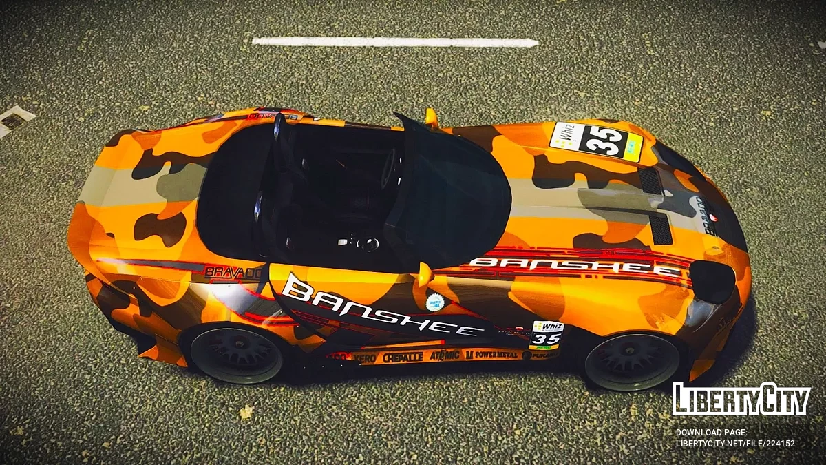 Bravado Banshee 900R [Addon / Рабочий руль / 9 раскрасок / LQ] / GTA 4