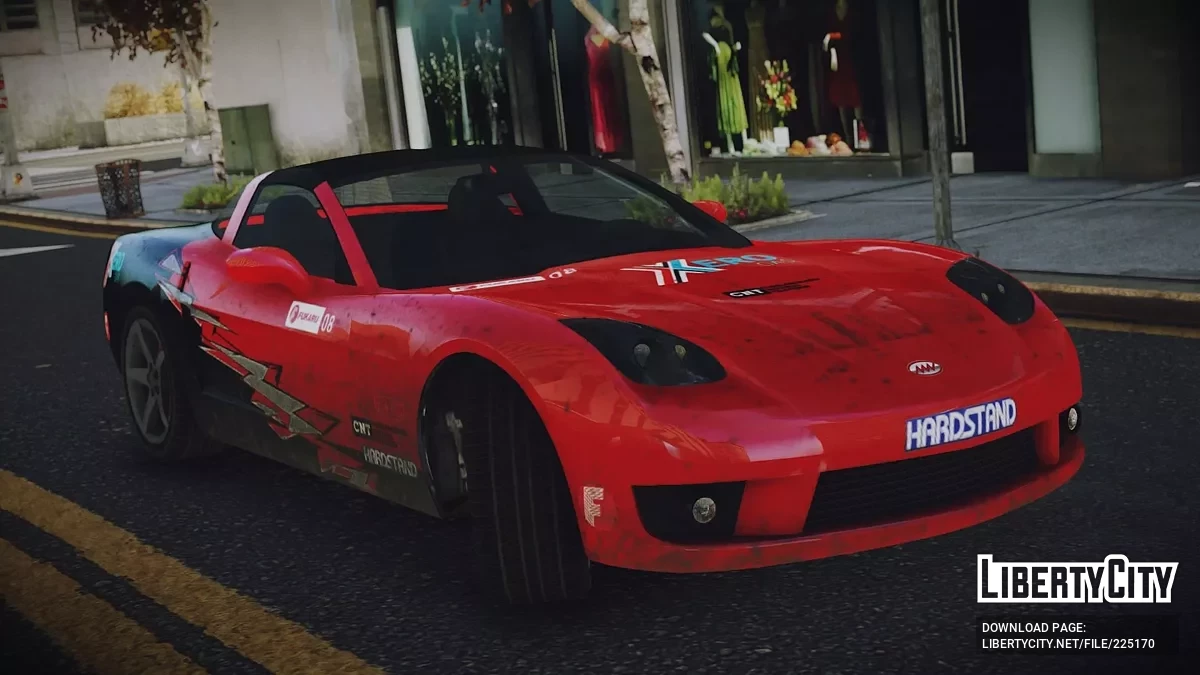 Invetero Coquette D5 [Addon / Moving Steering Wheel / 10 Liveries / LQ] / GTA 4