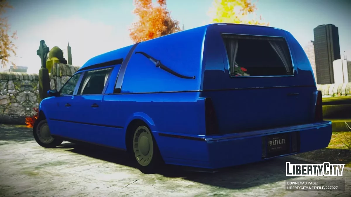 Chariot Romero Hearse [Addon / Moving Steering Wheel / HQ] / GTA 4