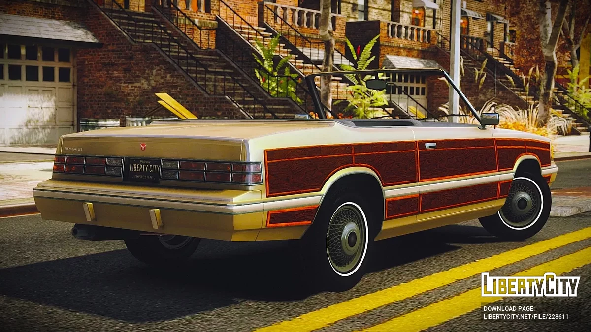 Bravado Libra Cabrio [Addon / Moving Steering Wheel / LQ] / GTA 4