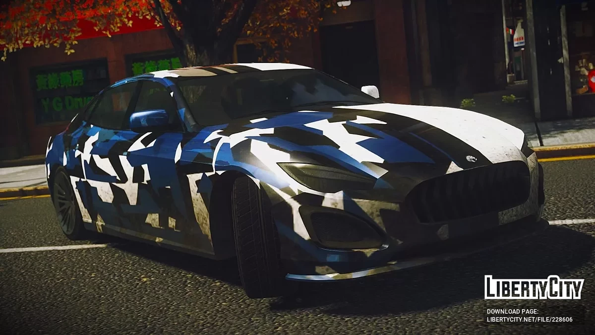 Lampadati Cinquemila [Addon / Moving Steering Wheel / 10 Liveries / LQ] / GTA 4