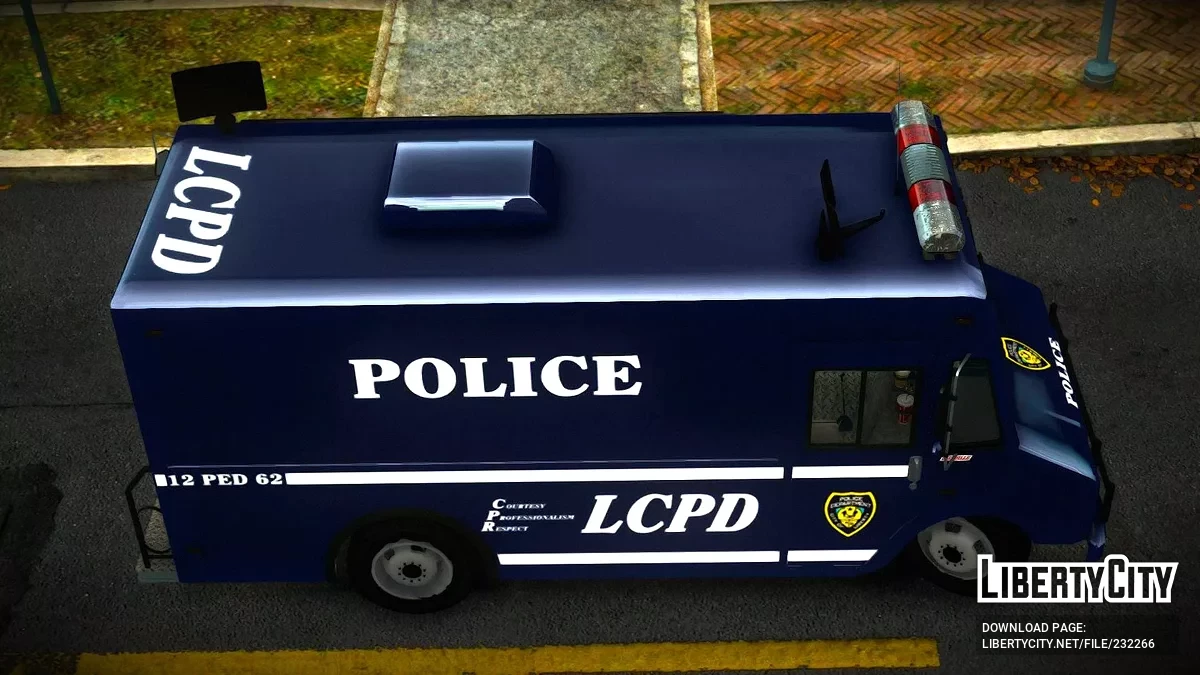 LCPD Brute Boxville Retro [Addon / 4 Liveries] / GTA 4