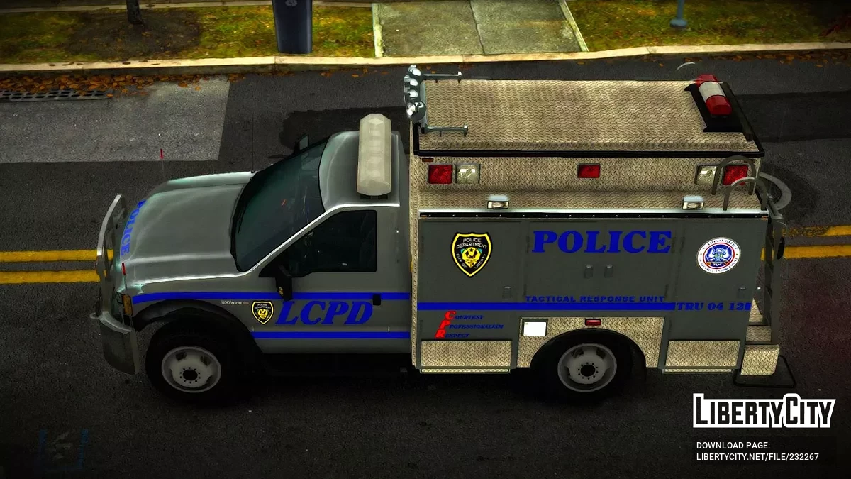 LCPD Vapid Sadler Tactical Unit [Addon / Moving Steering Wheel / 4 Liveries] / GTA 4