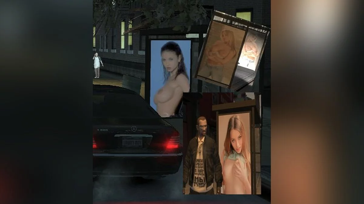 Эротические остановки / GTA 4