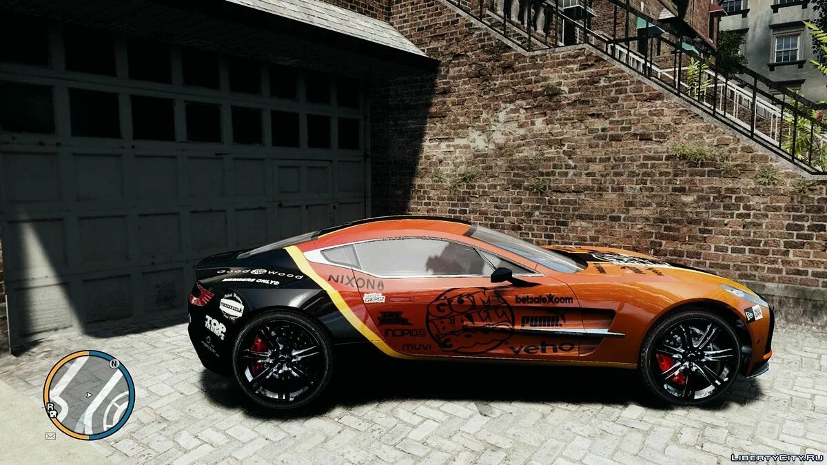 2010 Aston Martin One-77 Gumball 3000 Paintjob / GTA 4