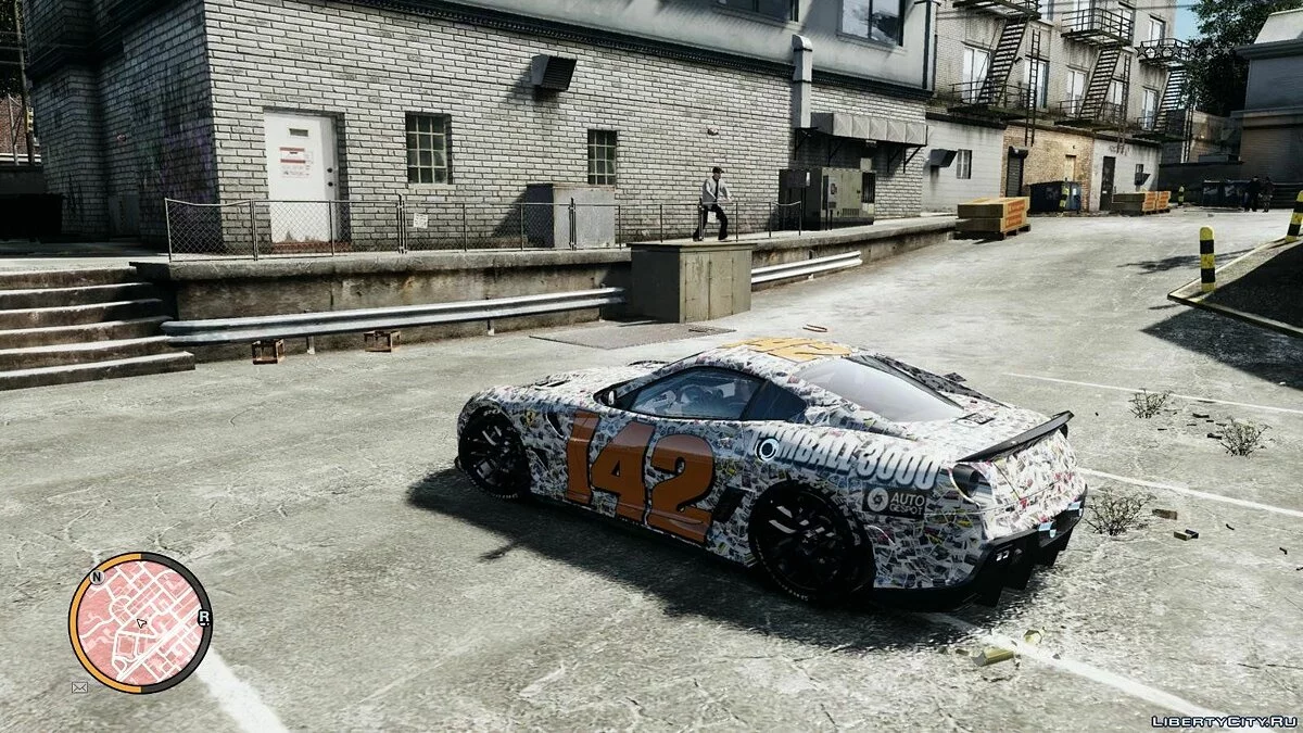 2010 Ferrari 599xx gumball 3000 142 paintjob / GTA 4