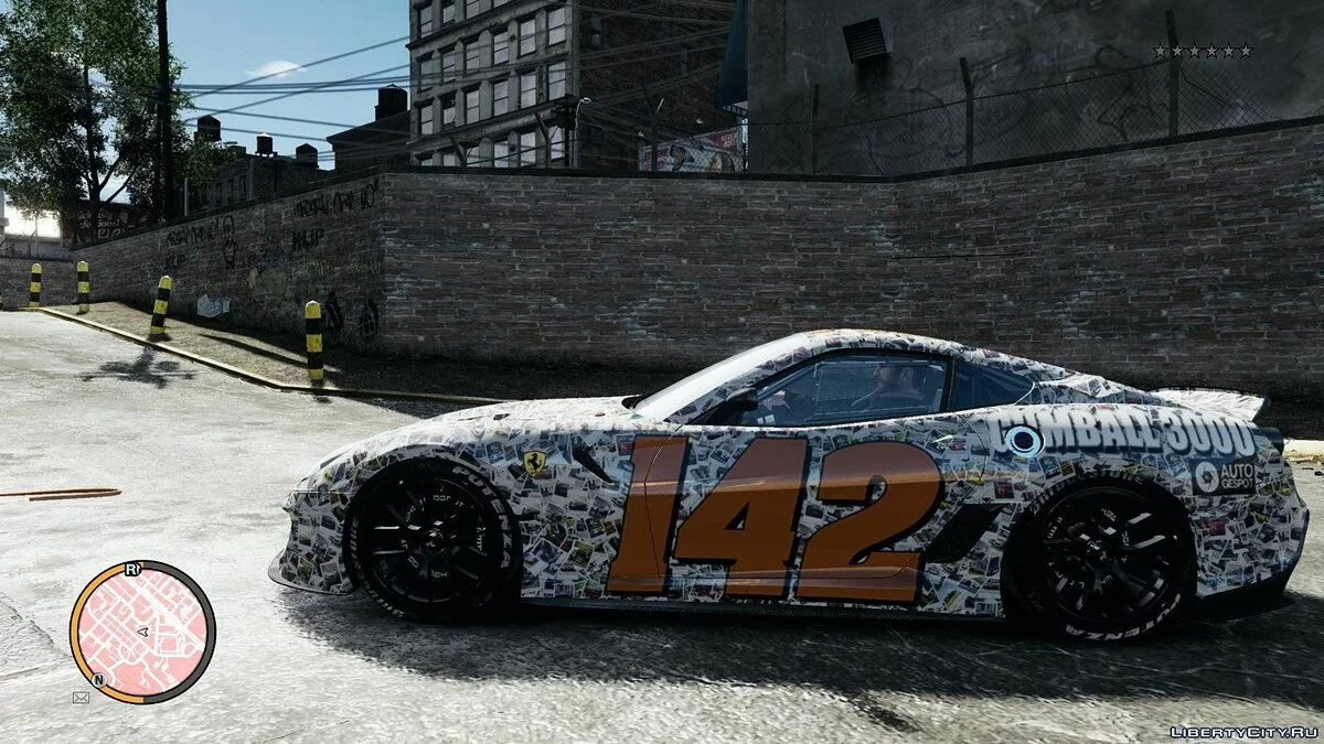 2010 Ferrari 599xx gumball 3000 142 paintjob / GTA 4