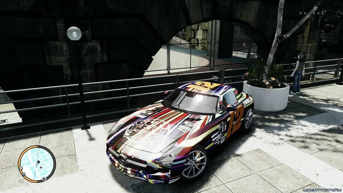 2011 Mercedes-Benz SLS Gumball 3000 Paintjobs (4) / GTA 4