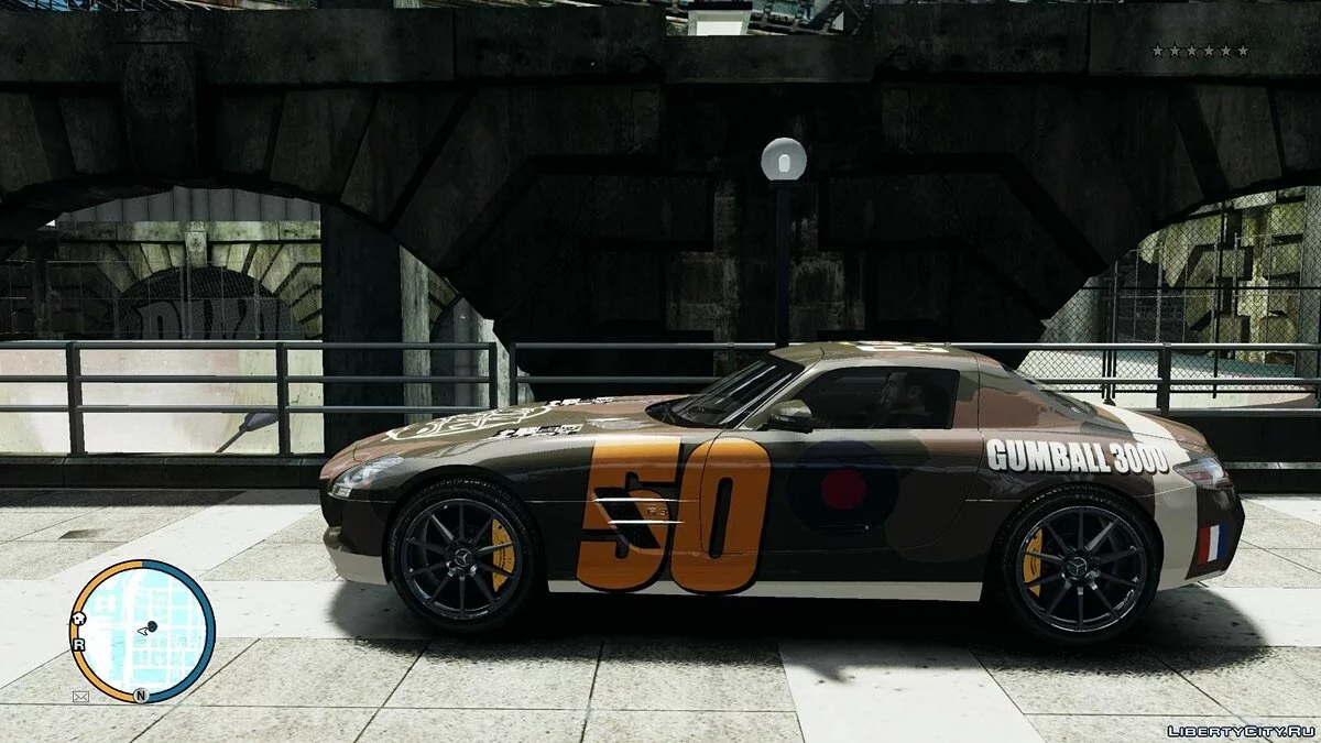 2011 Mercedes-Benz SLS Gumball 3000 Paintjobs (4) / GTA 4