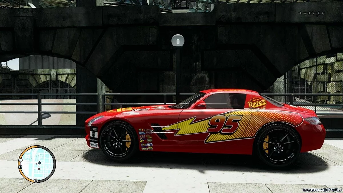 2011 Mercedes-Benz SLS Gumball 3000 Paintjobs (4) / GTA 4
