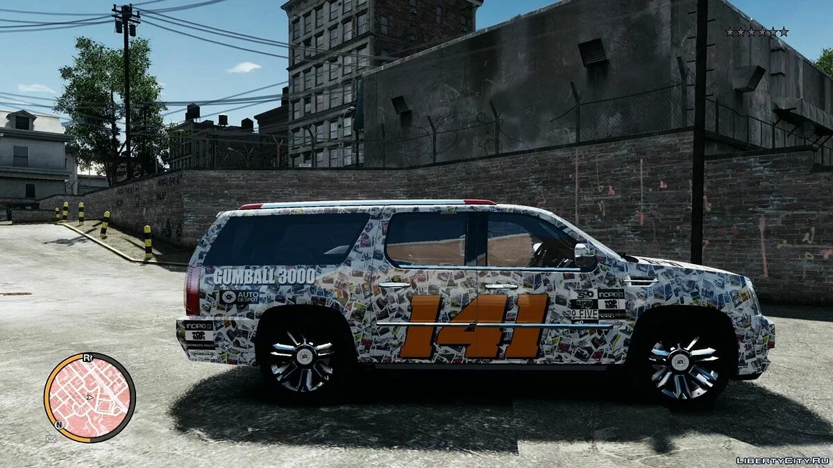 2012 Cadillac Escalade ESV gumball 3000 paintjob / GTA 4