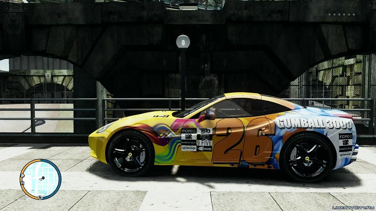 Three Gumball 3000 Paintjobs (Lamborghini + Ferrari) / GTA 4