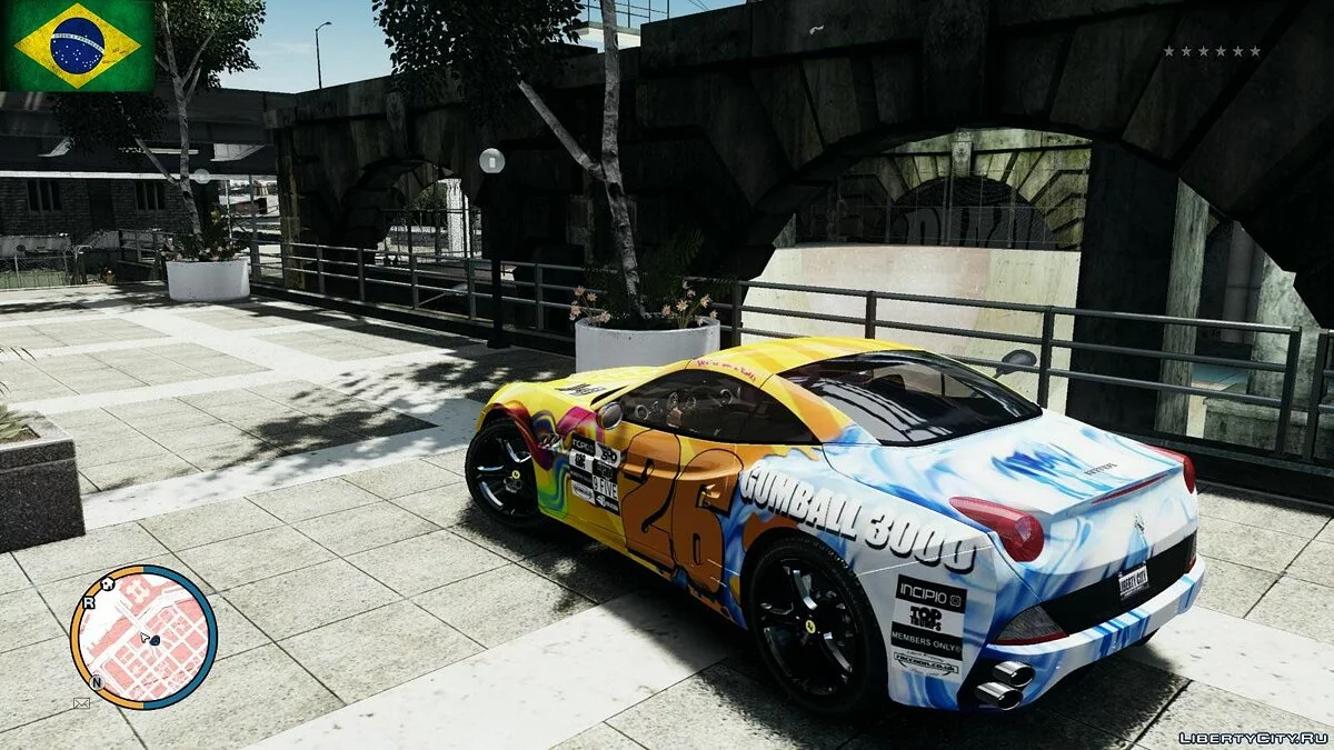 Three Gumball 3000 Paintjobs (Lamborghini + Ferrari) / GTA 4