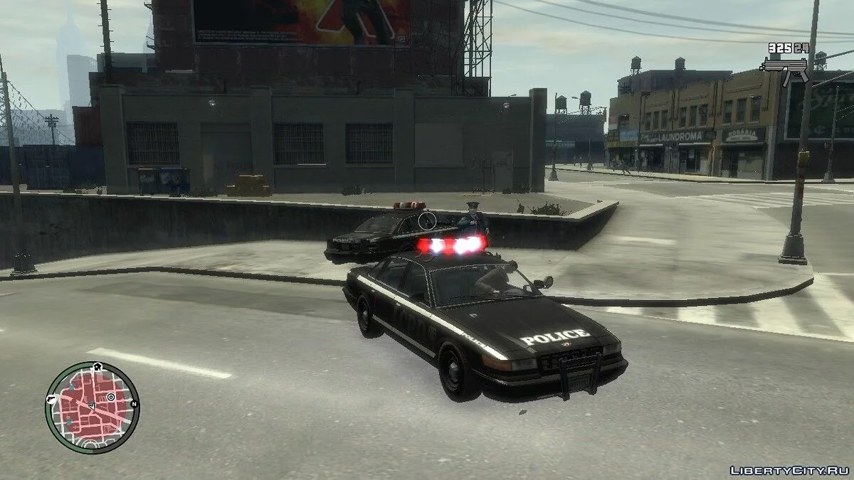 Цвета полицейских машин как в GTA Chinatown Wars / GTA 4