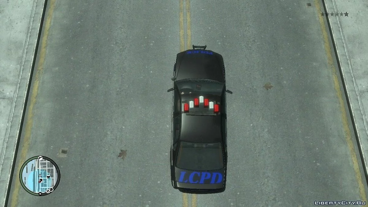 Цвета полицейских машин как в GTA Chinatown Wars / GTA 4