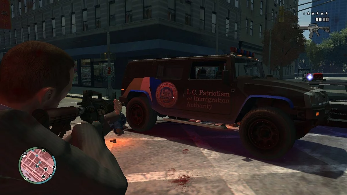 Новые цвета на полицейских машинах / GTA 4