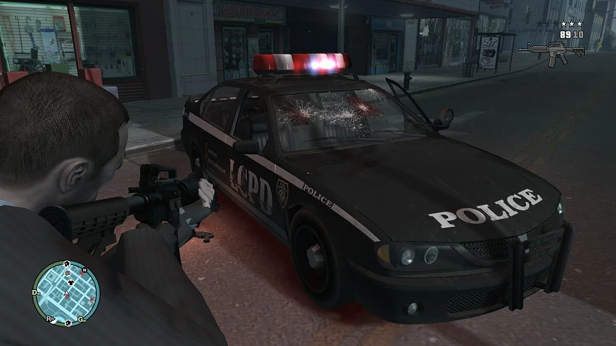 Новые цвета на полицейских машинах / GTA 4