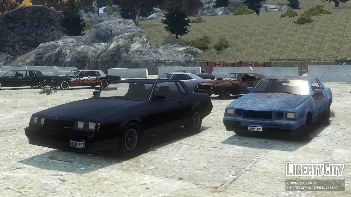 Реалистичные мутные фары для развалюх / GTA 4