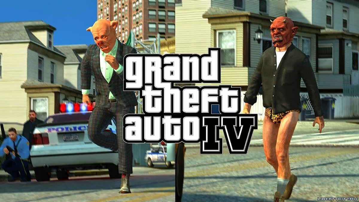 Тревор из GTA 5 со всей одеждой / GTA 4