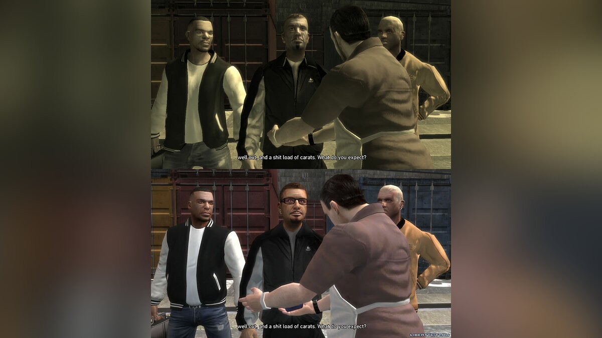 Скачать Grand Theft Auto IV Trilogy Characters Fixes v9.0 для GTA 4