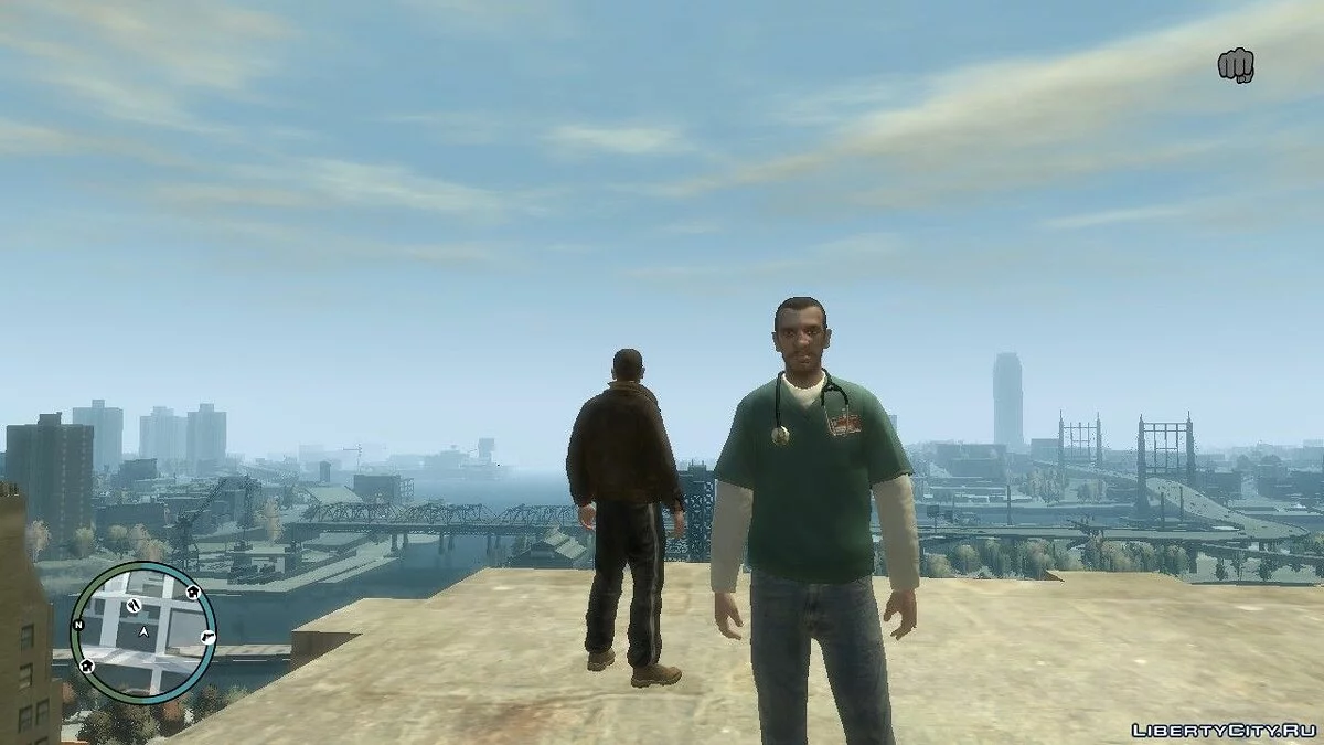 Нико со всей одеждой и аксессуарами (EFLC) / GTA 4