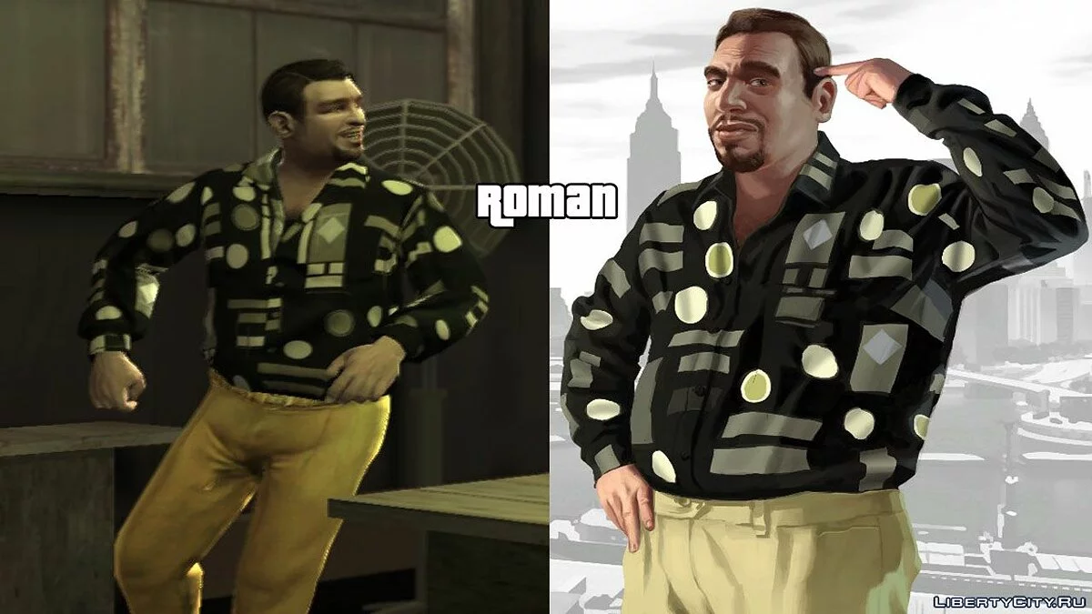 Одежда персонажей из загрузочных экранов 2 / GTA 4