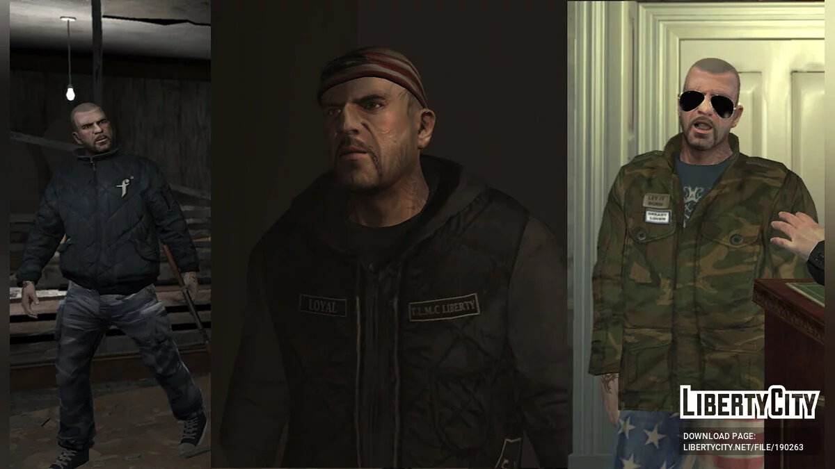 Большая коллекция одежды для Джонни Клебица / GTA 4