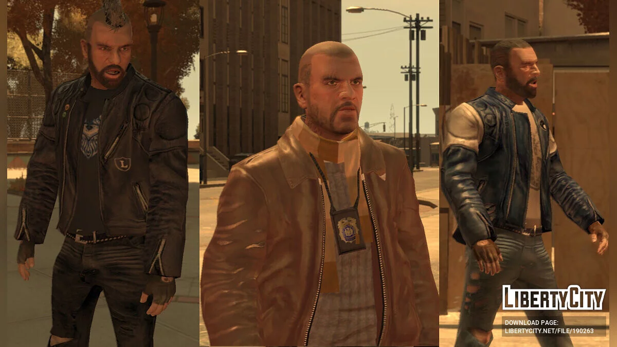 Большая коллекция одежды для Джонни Клебица / GTA 4