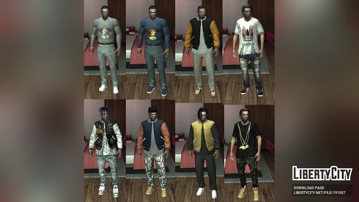 Коллекция одежды для Луиса / GTA 4