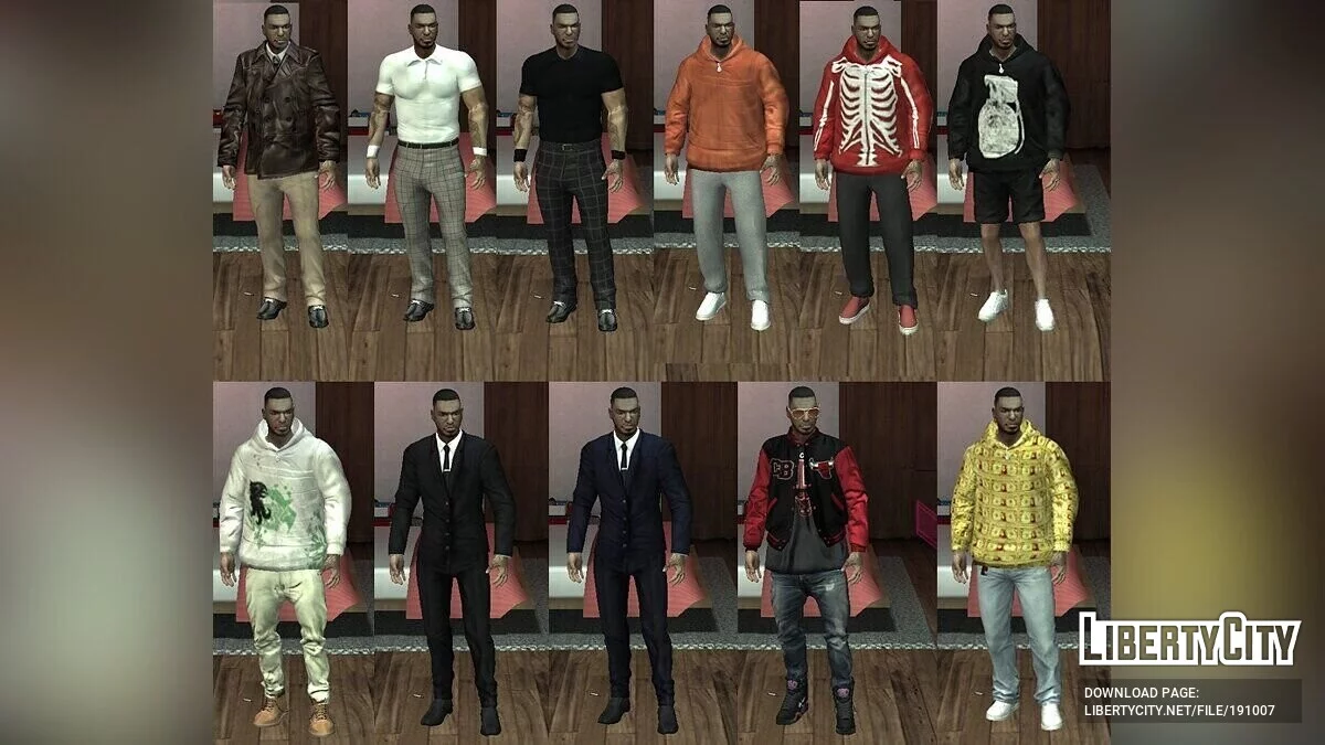 Коллекция одежды для Луиса / GTA 4