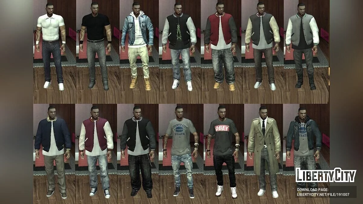 Коллекция одежды для Луиса / GTA 4