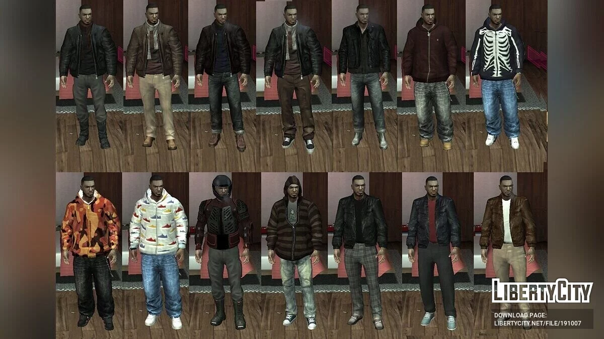 Коллекция одежды для Луиса / GTA 4