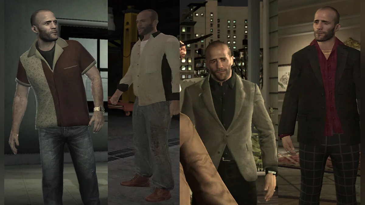 Jason Statham - Big Clothes Pack / GTA 4