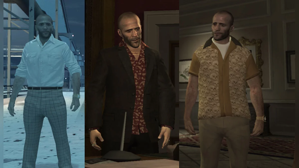 Jason Statham - Big Clothes Pack / GTA 4