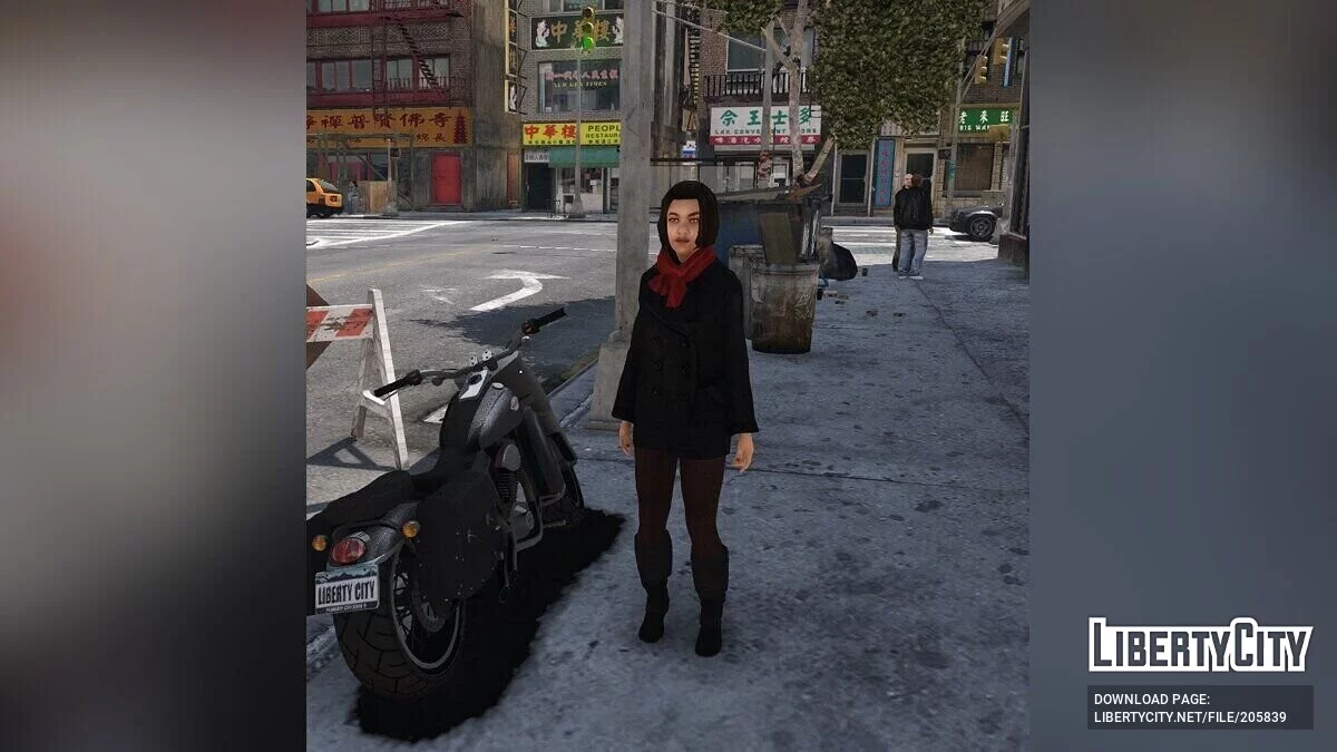 Обновленная Кики Дженкинс - Брюнетка в колготках / GTA 4