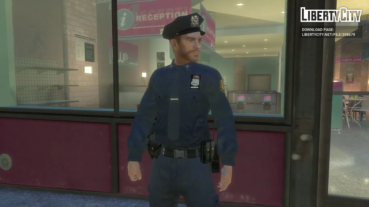 Полицейская Униформа для Нико Беллика. Часть 1 / GTA 4