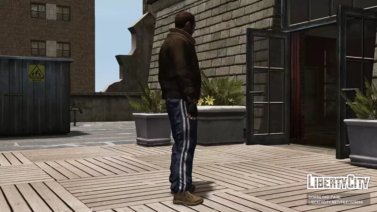 Полноценно переданный образ Нико Беллика с артворков / GTA 4