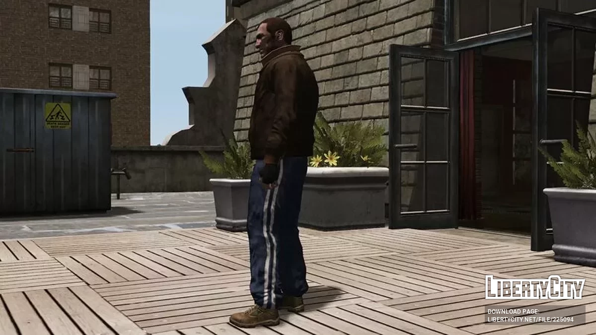 Полноценно переданный образ Нико Беллика с артворков / GTA 4
