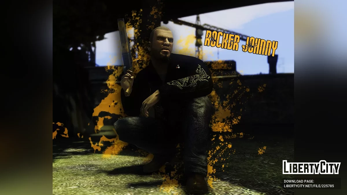 Джонни Клебитц в образе рок-звезды / GTA 4