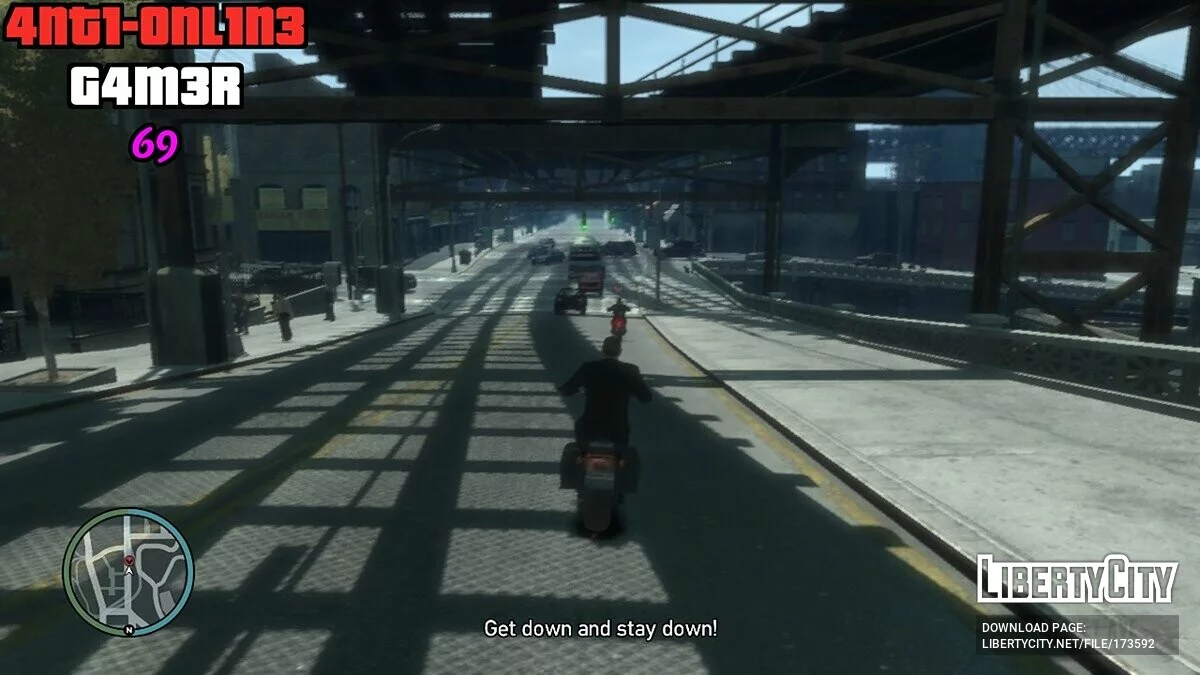 Голос Джима из TLAD в миссии «No Way On The Subway» / GTA 4