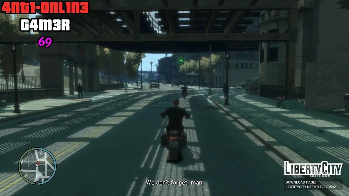 Голос Джима из TLAD в миссии «No Way On The Subway» / GTA 4