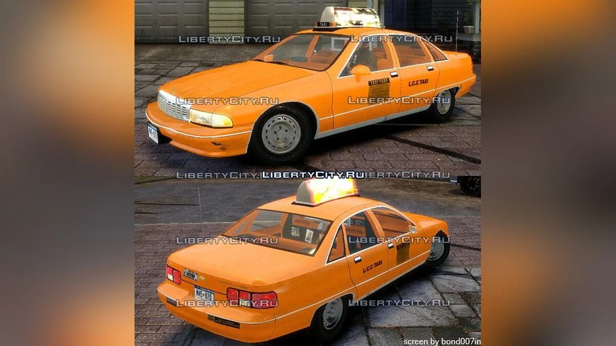 Chevrolet Caprice Taxi '1991 / GTA 4