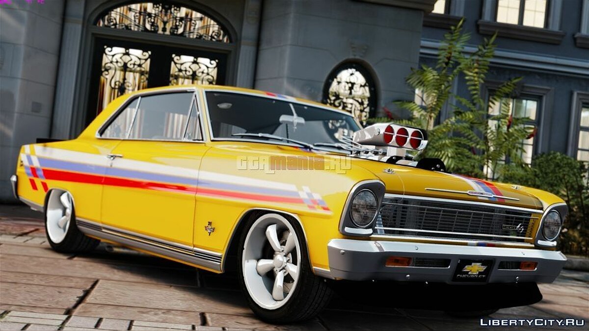 Скачать Chevrolet II Nova SS 1966 Custom [EPM] для GTA 4