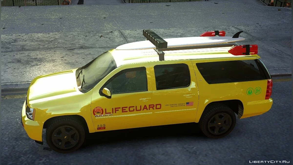 Chevrolet Suburban \"Спасательная служба Лос-Сантоса\" / GTA 4