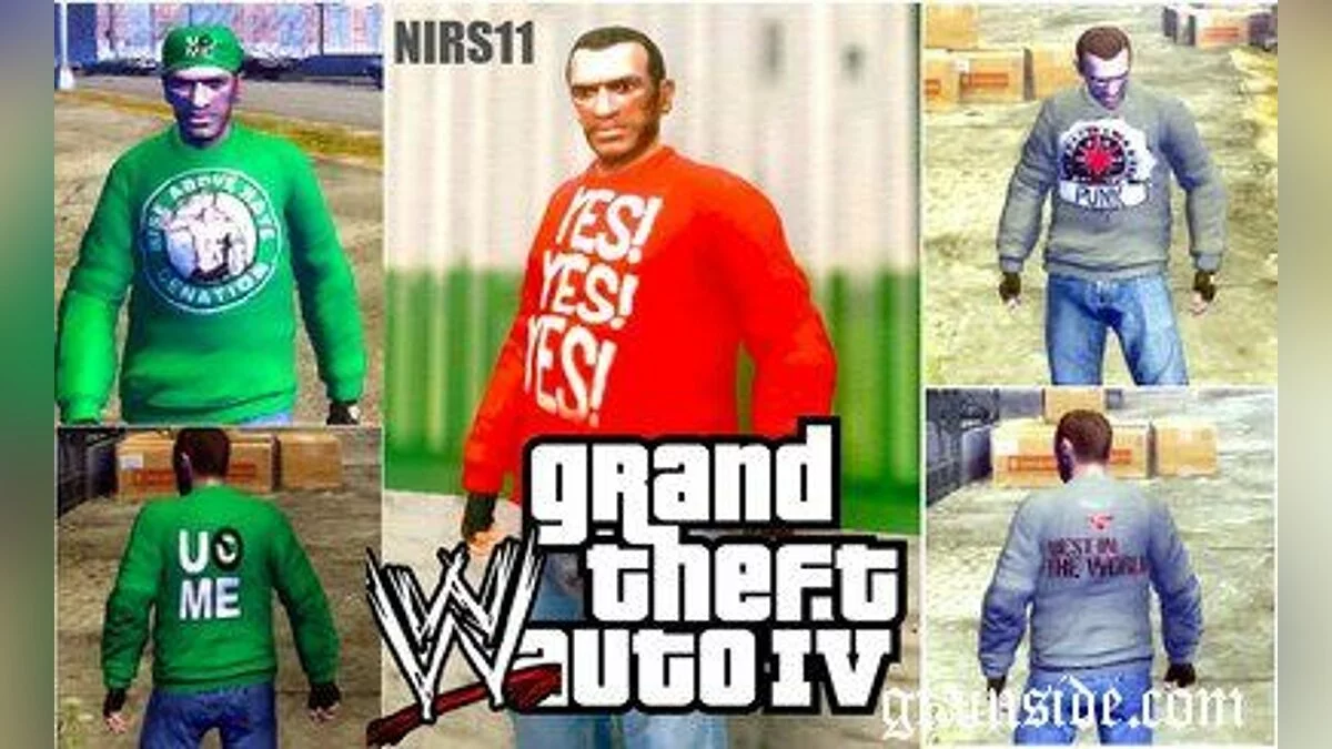 WWE T-Shirts / GTA 4