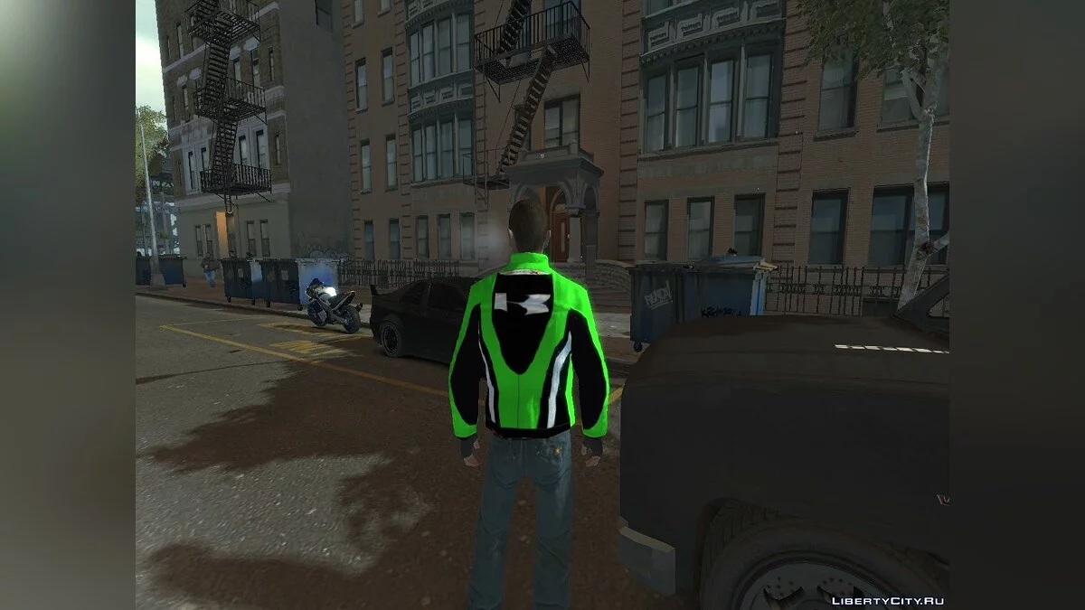 Kawasaki Jacket & Helmet / GTA 4