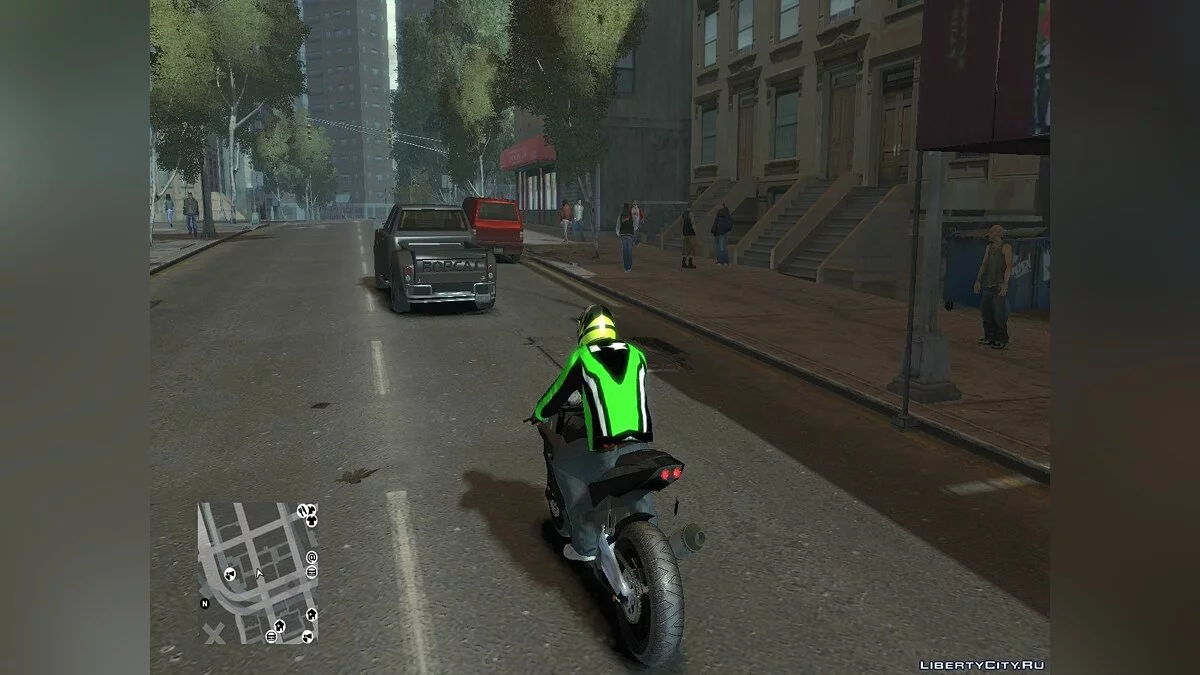 Kawasaki Jacket & Helmet / GTA 4