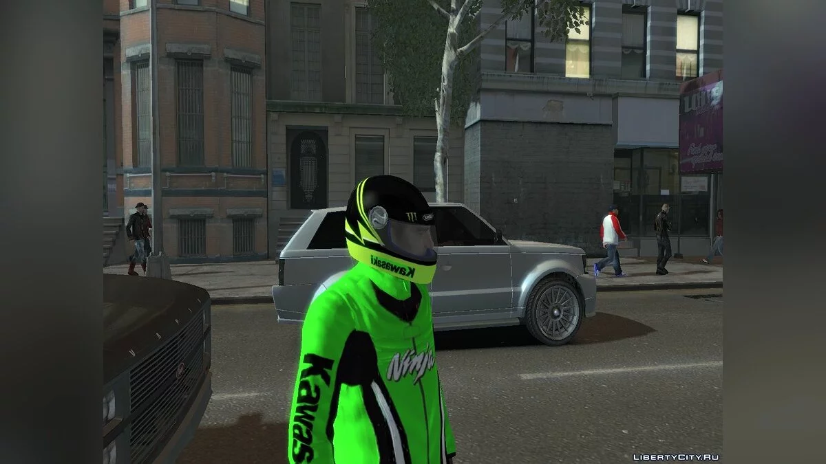 Kawasaki Jacket & Helmet / GTA 4
