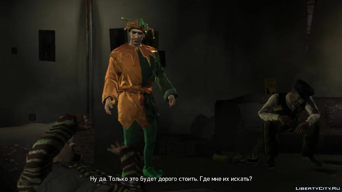 Joker's outfit for Niko (GTA:IV) / GTA 4