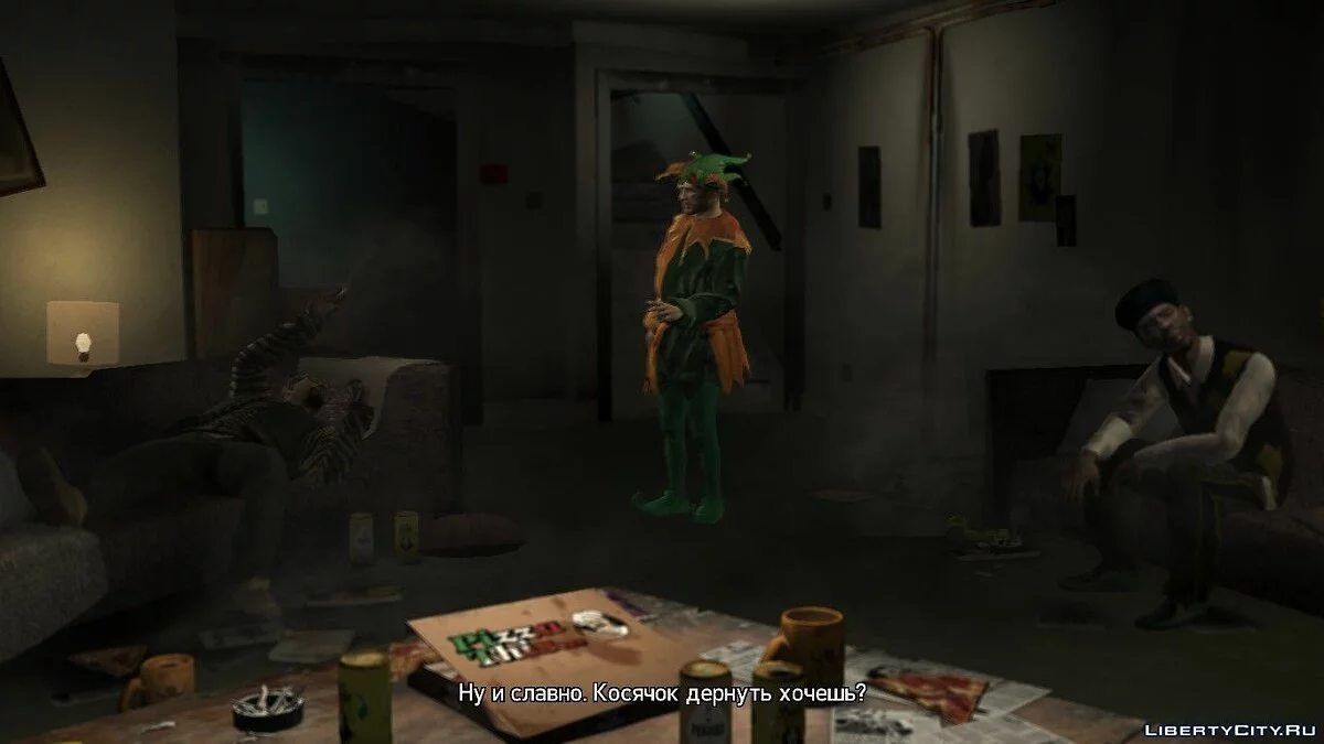 Joker's outfit for Niko (GTA:IV) / GTA 4